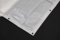 Plandeka polietylenowa 6x8m Super Tarp premium 250g/m2 UV stabilizowana biała